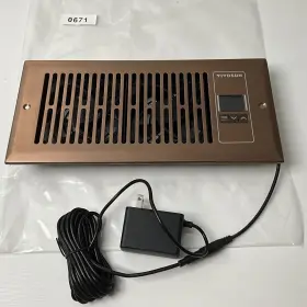 Vsf-r410-b Vivosun Quiet Register Booster Fan For 4 X 10 Inch Heating/cooling Brown
