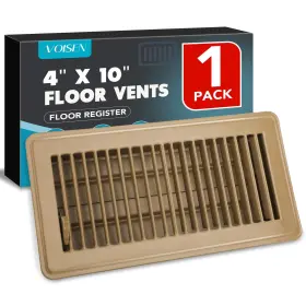 4x10brown Voisen Vent-1p Floor Register Ventsheavy Duty Steel Walkable Ven