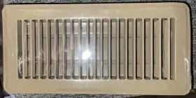 X00465dor7 Voisen Biden 4 Inch X10 Opening Floor Register 5.5 X 11.5 Covering Brown Steel. A6