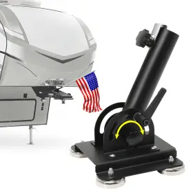 Cx-xpqg-01 Vornalex Magnetic Flag Pole Holder For 5th Wheel Rv Hitch Mount