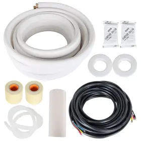 Wa2740320ur Waltvotur 50 Feet Install Kits For Mini Split Heat Pump Systems 3/8 Inch - 5/8