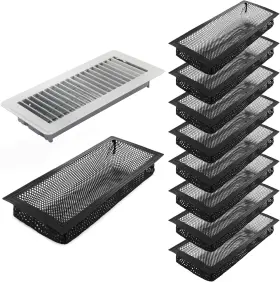 Fvc10211 Warmfarm 8 Pack Floor Register Cover Trap Vents Hoods For Home Air Vent