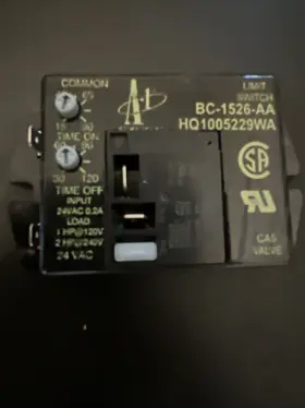 Hq1005229wa Watsco Heatcraft Zettler 1065750 A-1 Components Bc-7070-am Fan Timer Icp 1005229