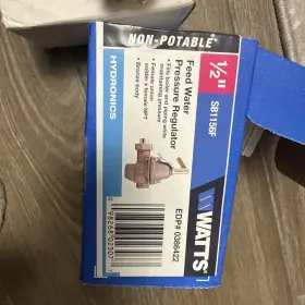 Sb1156f Watts 386422 0386422 1/2 Bronze High Capacity Feed Water Pressure Regulator