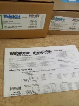 58854-ft144 Webstone Hydro-core Near Boiler Component Kit #2