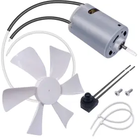 Br-k-037-x-fszk Weideer 6 Inch Rv Vent Fan Blade With 12v Motor D-shaft Replacement B