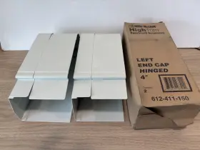 612-411-150 Weil Mclain End Cap 4 Inch X 91/4 L Left Hand Hinge Baseboard Acc. 2