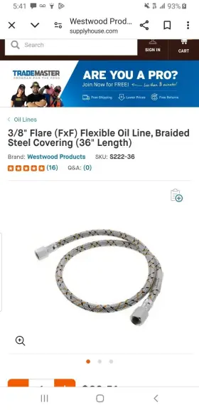 S222-36 Westwood 2 - Flexible Oil Line #3