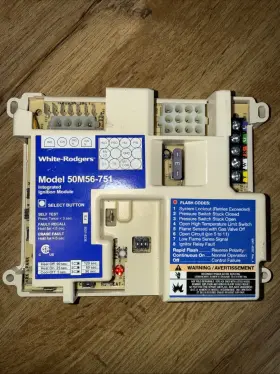 50m56-751-99 White-rodgers 0150-1679 Furnace Control Board