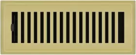 Cpb210 Wholesale Registers Polished Brass Plated Contemporary Floor Register 2 Inch X10 New