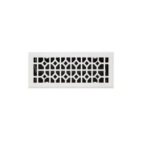 Sh435720 Wholesale Registers Signature Hardware Appert Steel Floor Register White 4 Inch X10