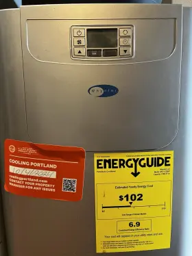 0081324063312b Whynter Energy Efficient Dual Heating And Cooling Unit Grey Double Hose