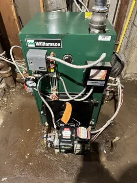 Osb-4 Williamson Osb-4- Used Steam Boiler. For Residential Heating 145 000 Btu Oil