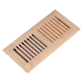 7di410wo Wood Vents Decoration Hardwood White Oak Floor Register Drop In Vent Cover 4x10 Inch Unfinished