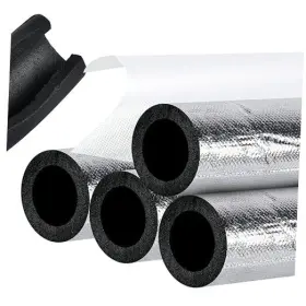 2pi-001 Worldity 4 Pack Insulation Tubes 2 Inch Pre-slit Self-adhesive Wrap Highly