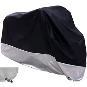 Xyzctem-210 Xyzctem 299267964024 All Season Black Waterproof Sun Motorcycle Cover Fits Up To 108 Inch Motors