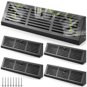 Yaocom Xie-yaocom-3943 4 Pack 15 Inch Baseboard Register Duct Opening Size Vent Covers For Ho