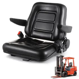 Yeesport Gbkj5343yohx915ik227xo Universal Forklift Seat Fold Down Tractor Adjustable Angle Back Armrest Slot