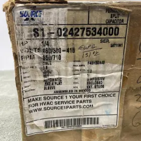 S1-024-40892-000 York S1-02427534000 Motor Condenser 1/4 Hp 460vac Single Phase 850 Rpm 1 Speed