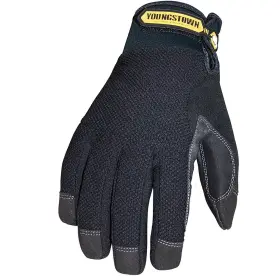 Youngstown Glove Company 789542527878 03-3450-80-waterproof Winter Plus Performance Large Black