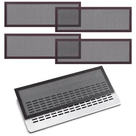 4x12filter Ysshui 4 Pack Strong Magnetic Floor Vent Cover Pvc Mesh Register For Wall Ceiling