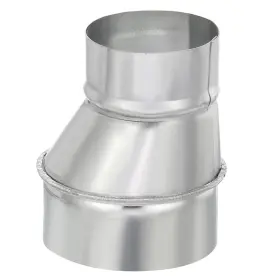 Zaplyte 601968780364 1pcs 4 Inch To 3 Eccentric Duct Reducer Galvanized Iron Ducting Connector