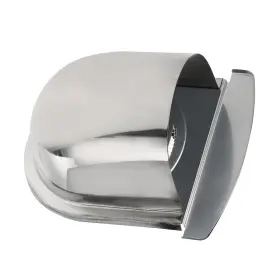 Zaplyte 617662683573 6 Inch U-shaped Vent Cover For Bathroom Kitchen Stainless Steel Gray With Mesh