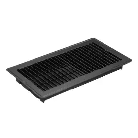 Zaplyte 619668458896 12 X 6 Inch Floor Register 1pcs Heavy Duty Air Vent Cover Adjustable Vents Black