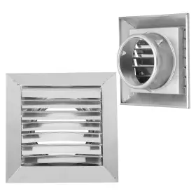 Zaplyte 632702119713 4 Inch Dryer Vent Cover Stainless Steel Exterior Wall Outlet Grille