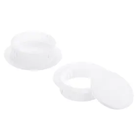 Zaplyte 640283687811 2 X Pp Air Conditioning Wall Hole Cover For 4 Inch - 4.3 Diameter White