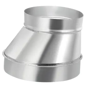 Zaplyte 656320666152 8 Inch To 6 Eccentric Duct Reducer Galvanized Iron Ducting Connector