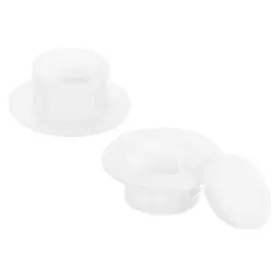 Zaplyte 669739041809 2 X Pp Air Conditioning Wall Hole Cover For Inch - 2.3 Diameter White