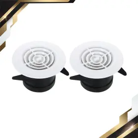 Zaplyte 669739714543 2pack 3 Inch Round Air Vent Ceiling Diffuser Grill Cover Abs Louver Soffit