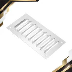 Zaplyte 669739771713 8 Inch X 4 Vent Cover Aluminum Alloy Screen Air Grille Ventilation