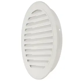 Zaplyte 678202252741 12 Inch Round Soffit Vent Aluminum Alloy Wall Grille Cover Light Gray