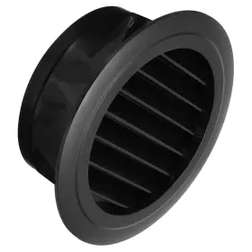 Zaplyte 679209605479 8 Inch Round Air Vent Cover Abs Soffit Vents For Kitchen Bathroom Black