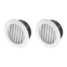 Zaplyte 680811646316 2pcs 6 Inch Round Air Vent Craft Removable Screen Grille