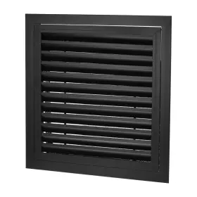 Zaplyte 680811693662 18 Inch X18 Aluminum Alloy Return Air Vent Cover Hvac Grille With Filter Black
