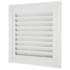 Zaplyte 683867356376 14 Inch X Aluminum Return Grille Air Vent Cover With Mesh Filter White