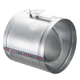 Zaplyte 767153066429 10 Inch Hvac Duct Manual Volume Damper With Sleeve Metal Adjustment Backdraft