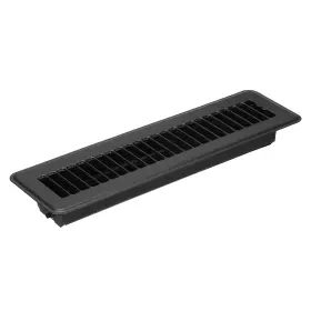 Zaplyte 783243170678 12 Inch X 2 Floor Register Heavy Duty Air Vent Cover Steel Vents Grates Black