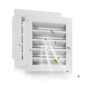 Zechjinghool 794808172174 Gable Vent 12 Inch X 14 Shipping Containers Vents With Metal Frame Stainless St
