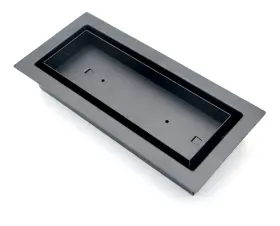 Zejoot Zj-fr-412mb-2p 4 Inch X12 Floor Register Matte Black Flush Mount Heavy Duty Metal Vent Cover 1pack
