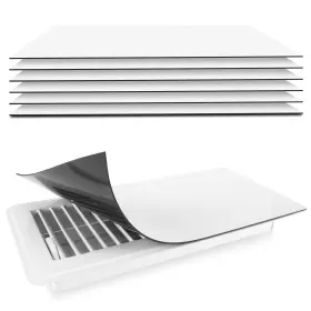 Zipcase 098737120521 Magnetic Vent Covers 6 Pack 5.5x12 Inch For Ceiling Floor Wall Hvac White