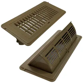 Zleyecz 717044067660 2-in-1 Vent Deflector For Home Floor Strong Plastic 4 Inch X10 Register Type Of D