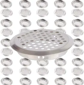 Zlyy 313027943909 30pcs Air Vents 2 Inch 53mm Circular Soffit Vent Stainless Steel Round Me