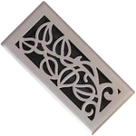 Imperial RG3249-A Vine Metal Floor Register, Satin Nickel Finish 4" X 10" In.. Fixed Price $33.89.