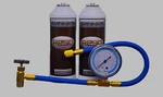 R290 Refrigerant, Cans + Charging Gauge Inverted Piercing, 8OZ Envirosafe. Fixed Price $64.99.