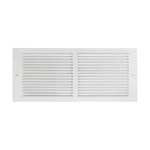 White Return Air Vent Cover For Wall Celling 14 X 6 Inch Duct Opening Ez-flo. Fixed Price $7.20.