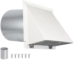 Inch Hooded Wall Vent With Screen And DAMPER,6 Exhaust Cover Cap .... Fixed Price $68.42.